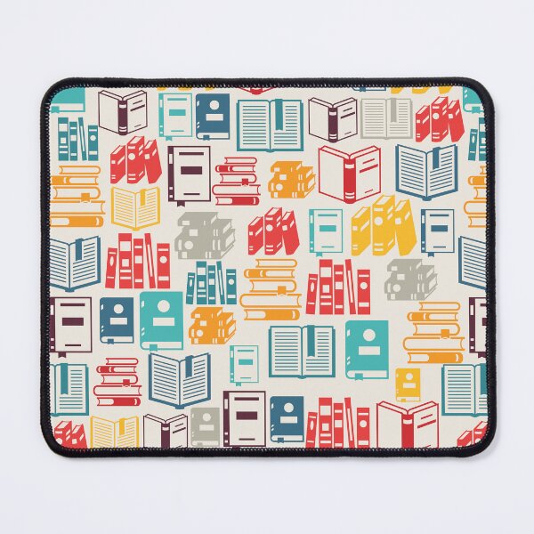 Item preview, Books All Over Pattern Retro Colors designed and sold by mwagie.