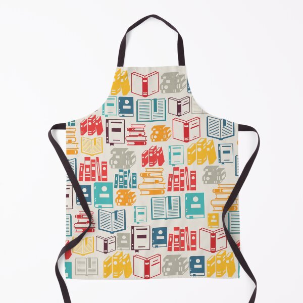 Item preview, Books All Over Pattern Retro Colors designed and sold by mwagie.