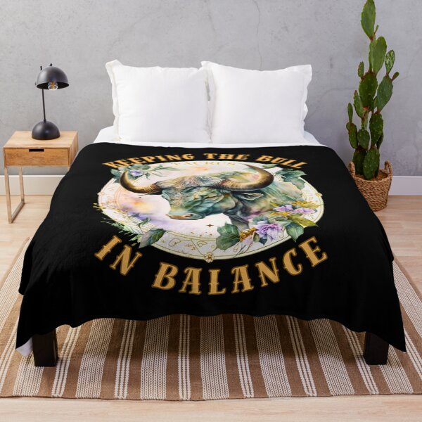 Item preview, Keeping The Bull In Balance. taurus sign designed and sold by ZodiacWonders.