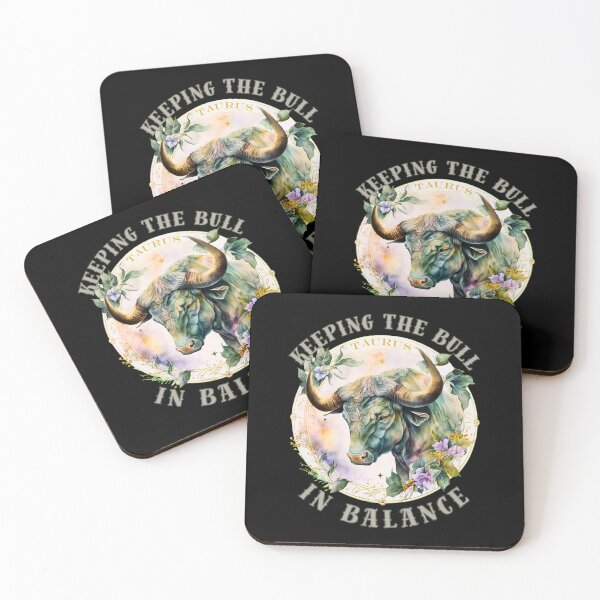 Item preview, Keeping The Bull In Balance. taurus zodiac sign designed and sold by ZodiacWonders.