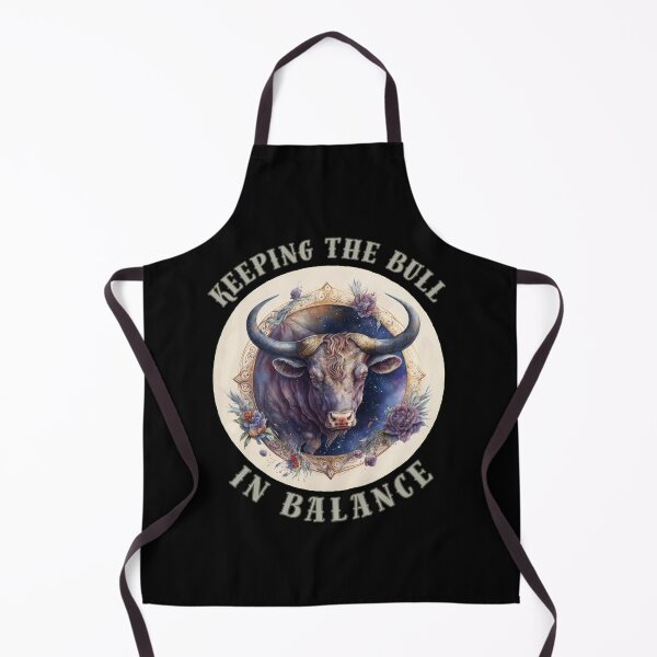 Item preview, Keeping The Bull In Balance. cute taurus designed and sold by ZodiacWonders.