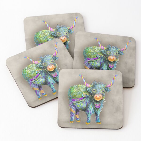 Item preview, The Highland Coo (which is Scottish for Cow) designed and sold by Brooke Connor.