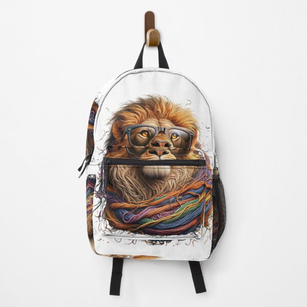 Item preview, Intellectual Lion with Glasses designed and sold by yasarstore.