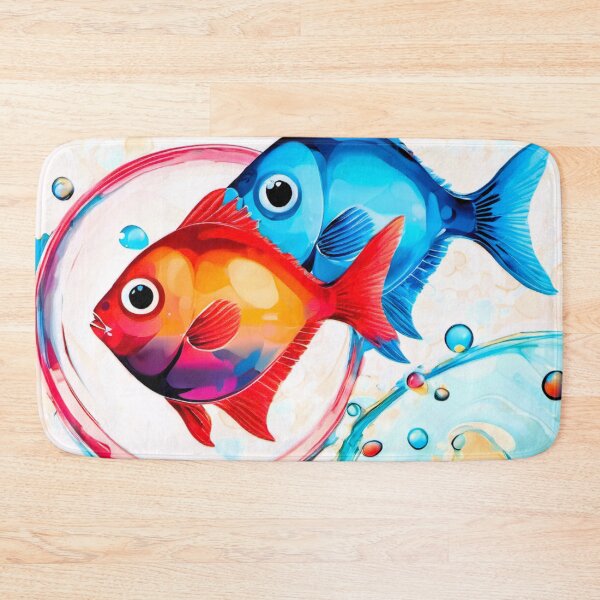 Artikelvorschau, Bubbles-Serie, zwei Fische entworfen und verkauft von janjacbu.