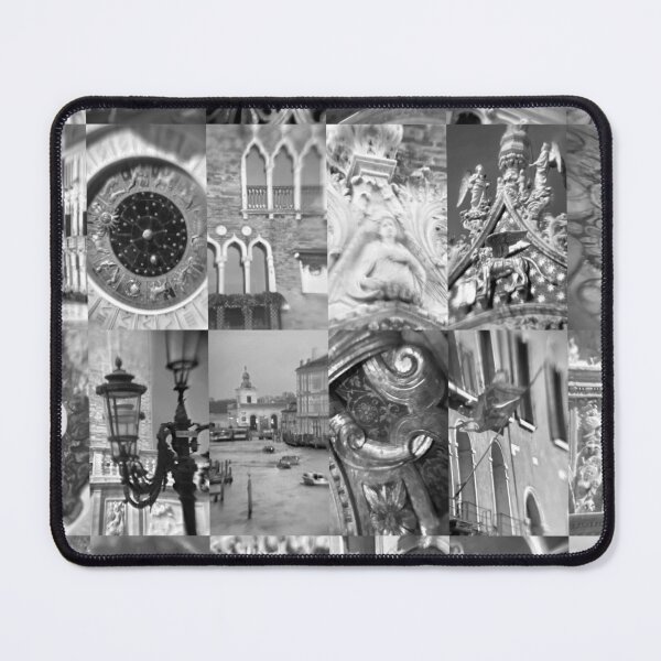 Item preview, Venice Italy Mosaic [B/W, Large Scale] - Original Photos - Experimental Postcard Memories designed and sold by SageFolio.