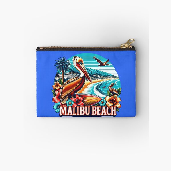 Item preview, Malibu Beach Surf Pelicans Vintage Retro design designed and sold by HippieFarms11.
