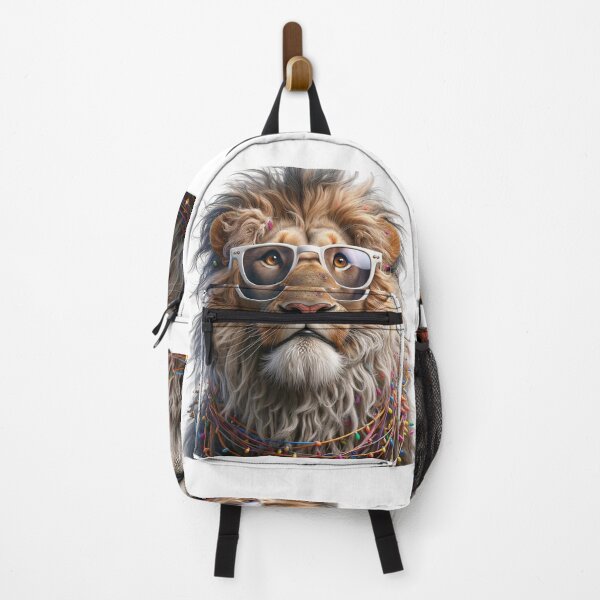 Item preview, Scholarly Lion in Glasses designed and sold by yasarstore.