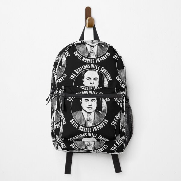 Item preview, Al Capone - The Beatings Will Continue Until Morale Improves designed and sold by ourkid.