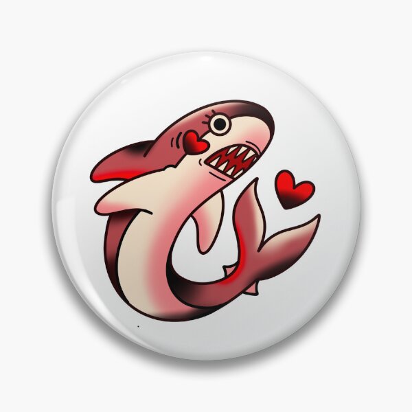 Item preview, Valentine Shark designed and sold by charlieinkedit.