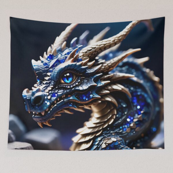 Item preview, Sapphire Dragon designed and sold by LilithsDesires.