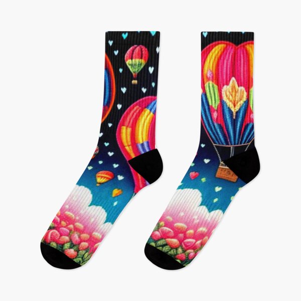 Artikelvorschau, Heißluftballons und Rosen entworfen und verkauft von TheDarkWardrobe.