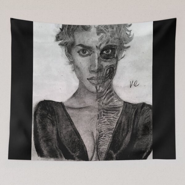 Item preview, Halle Scary (because it's scary how beautiful she is) designed and sold by Dreams & Dark Alleys.