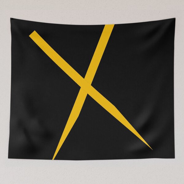 Item preview, yellow x designed and sold by Flower-Of-Life1.