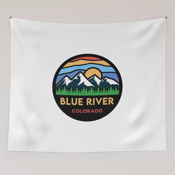Item preview, Blue River Colorado Mountain Scene designed and sold by VanyaKar.