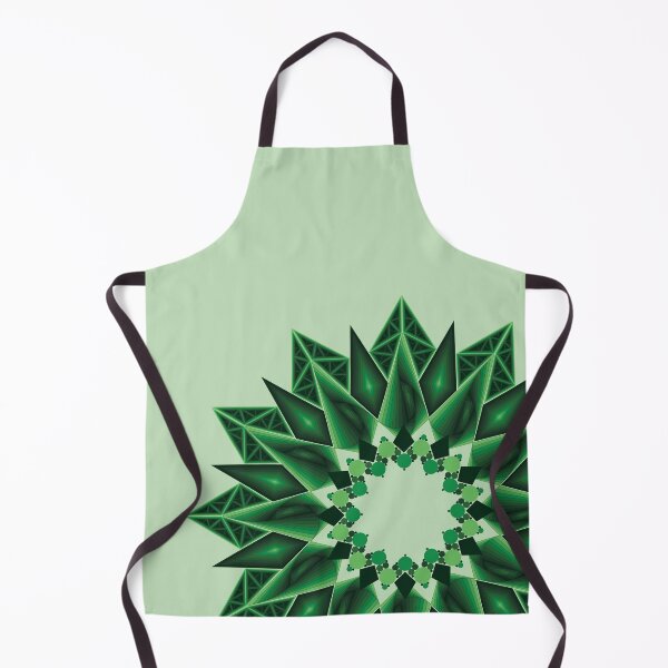 Item preview, Green Spikey Starburst - Geometric designed and sold by DHTDesigns.