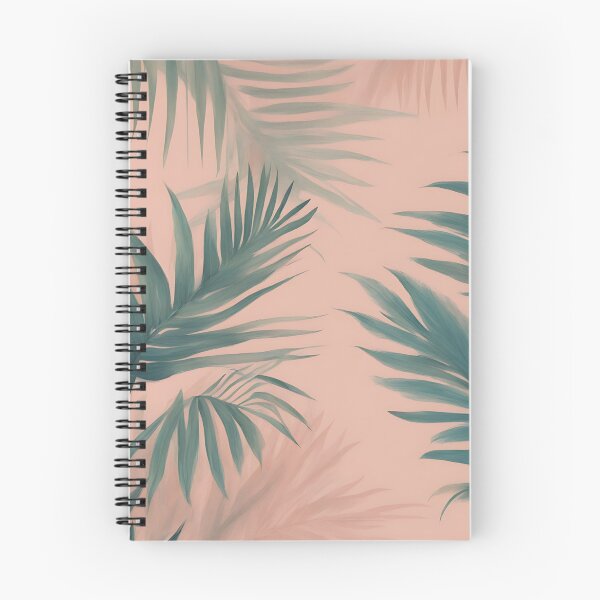 Item preview, Tropical Leaves Print in Pink and Green  designed and sold by Kona-Creations.