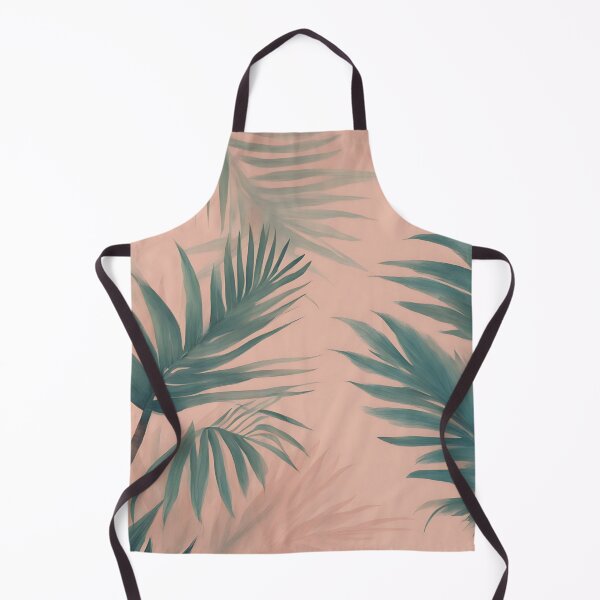 Item preview, Tropical Leaves Print in Pink and Green  designed and sold by Kona-Creations.