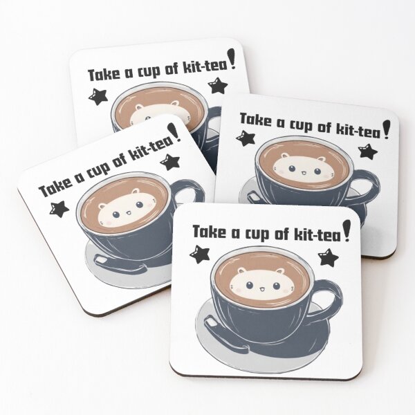 Item preview, Take a cup of kit-tea designed and sold by Shtex.