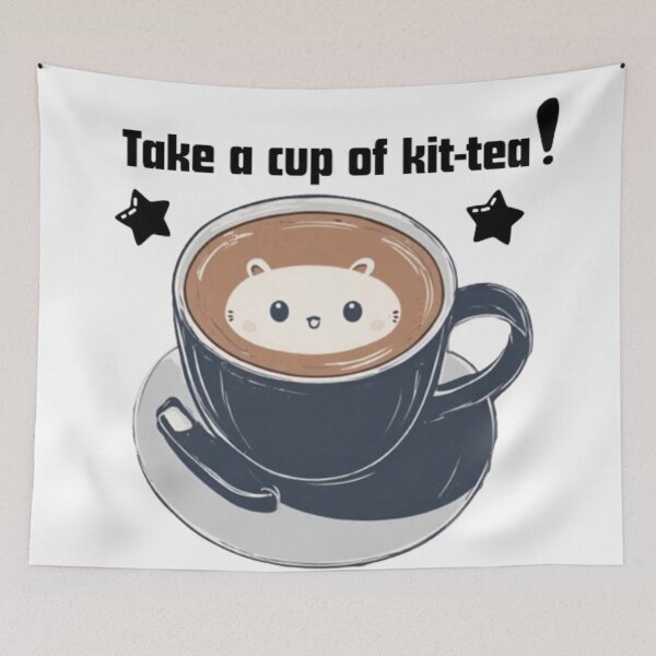 Item preview, Take a cup of kit-tea designed and sold by Shtex.