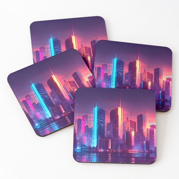 Item preview, Chromatic City Pulse designed and sold by AI-Only Creations.