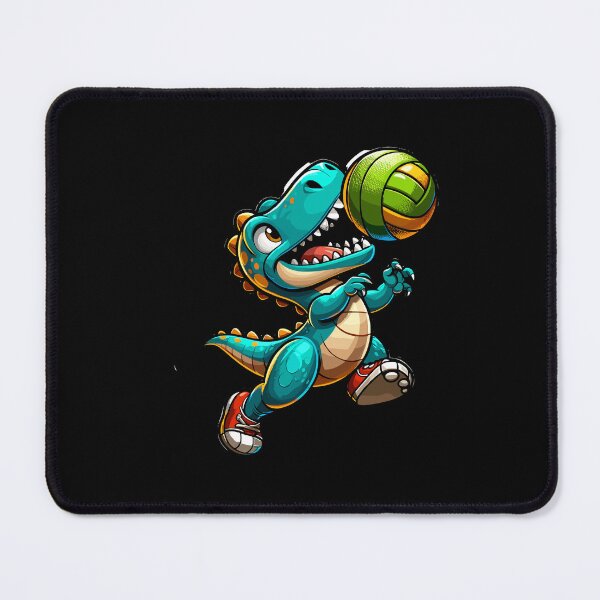 Item preview, Funny Dino Plays Volleyball, Gift Idea For Young And Old designed and sold by Samotivation.
