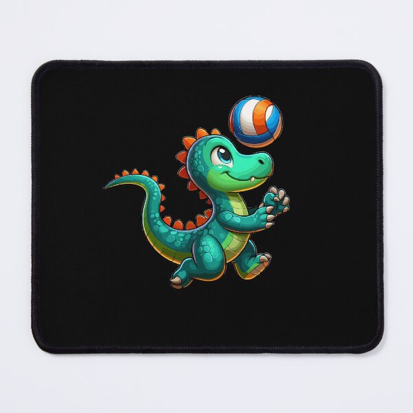 Item preview, Happy Dino Plays Volleyball designed and sold by Samotivation.