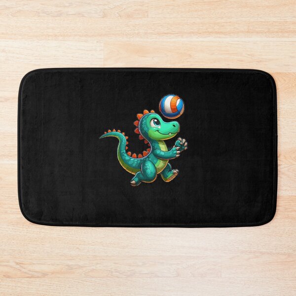 Item preview, Happy Dino Plays Volleyball designed and sold by Samotivation.