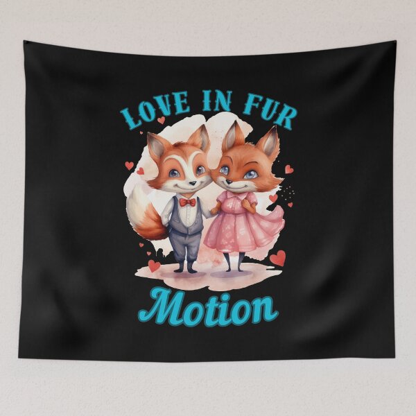 Item preview, Love in Fur Motion. fox face designed and sold by FoxVibes.