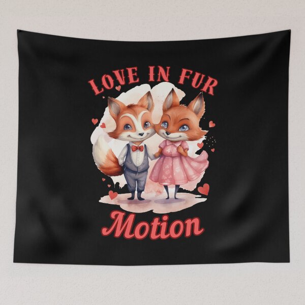 Item preview, Love in Fur Motion. fox head designed and sold by FoxVibes.