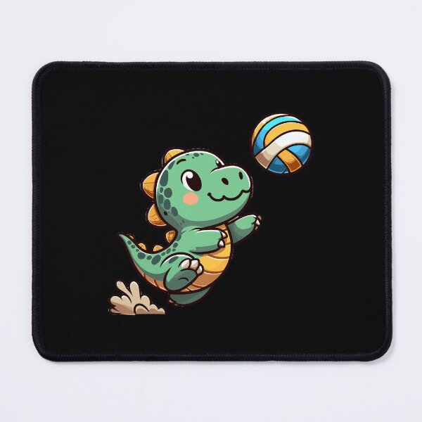 Item preview, Happy Dino Plays Volleyball designed and sold by Samotivation.
