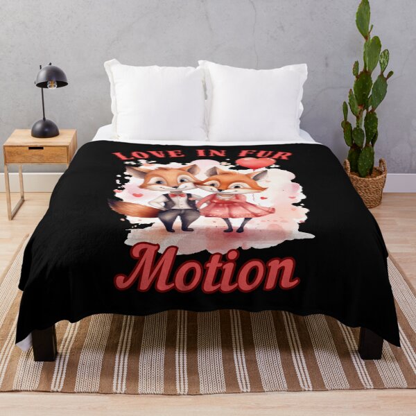 Item preview, Love in Fur Motion. retro fox designed and sold by FoxVibes.