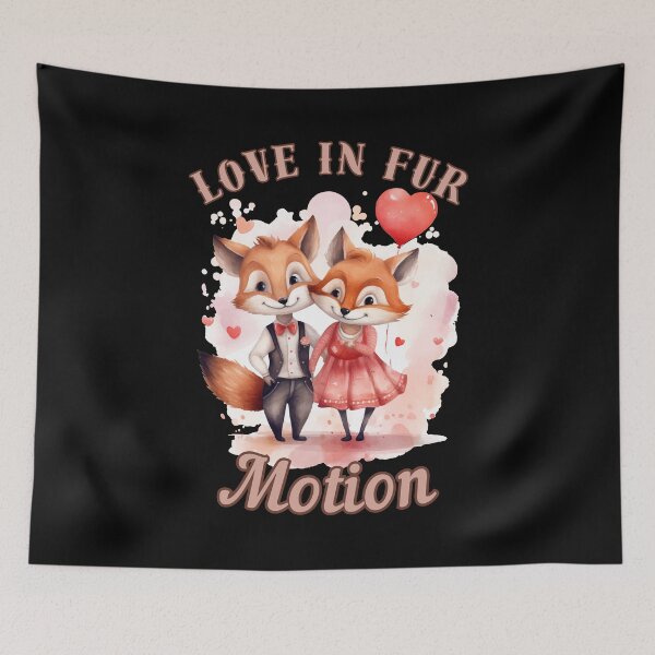 Item preview, Love in Fur Motion. fox boho designed and sold by FoxVibes.