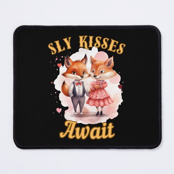 Item preview, Sly Kisses Await. fox lover designed and sold by FoxVibes.
