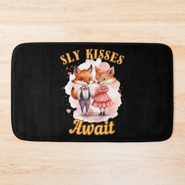 Item preview, Sly Kisses Await. fox lover designed and sold by FoxVibes.
