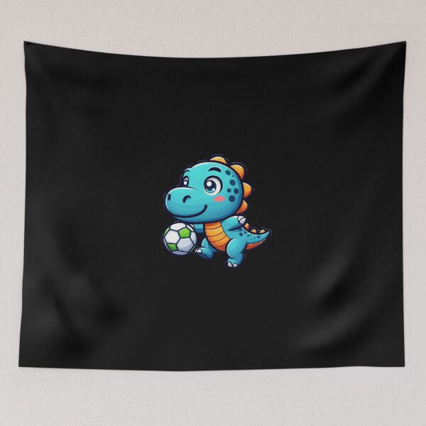 Item preview, Happy Dino Plays Football designed and sold by Samotivation.