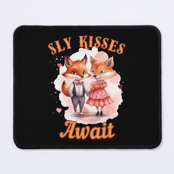 Item preview, Sly Kisses Await. fox portrait designed and sold by FoxVibes.