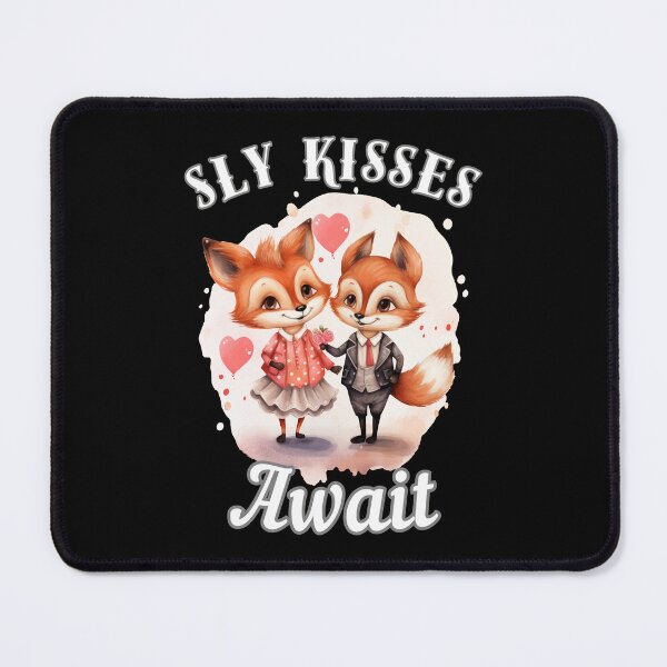 Item preview, Sly Kisses Await. fox quote designed and sold by FoxVibes.