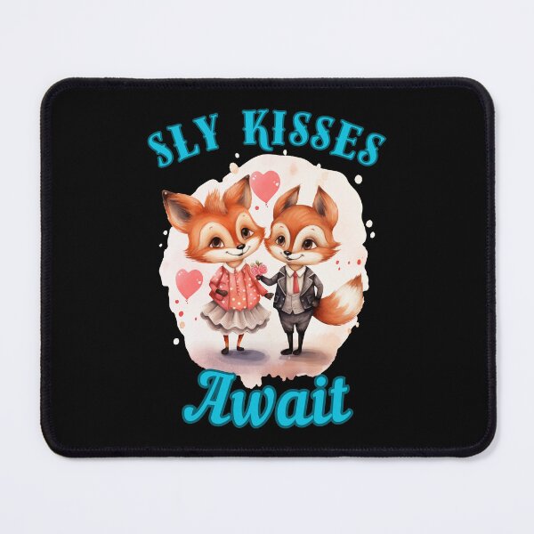 Item preview, Sly Kisses Await. vintage fox designed and sold by FoxVibes.