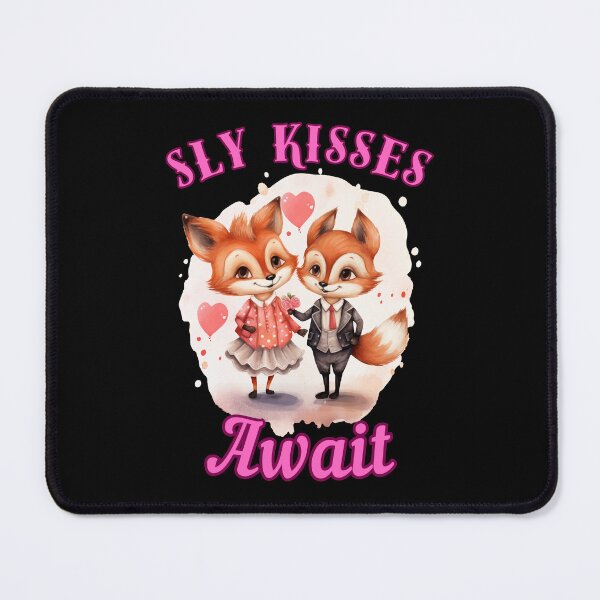 Item preview, Sly Kisses Await. fox foxes designed and sold by FoxVibes.