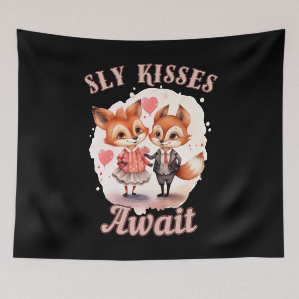 Item preview, Sly Kisses Await. fox boho designed and sold by FoxVibes.