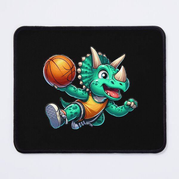 Item preview, Happy Dino Plays Basketball designed and sold by Samotivation.