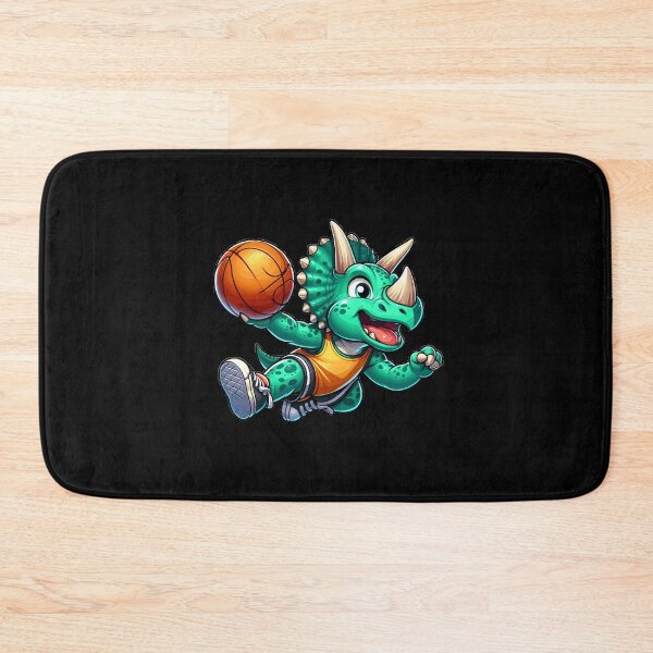 Item preview, Happy Dino Plays Basketball designed and sold by Samotivation.