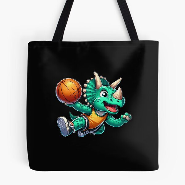Item preview, Happy Dino Plays Basketball designed and sold by Samotivation.