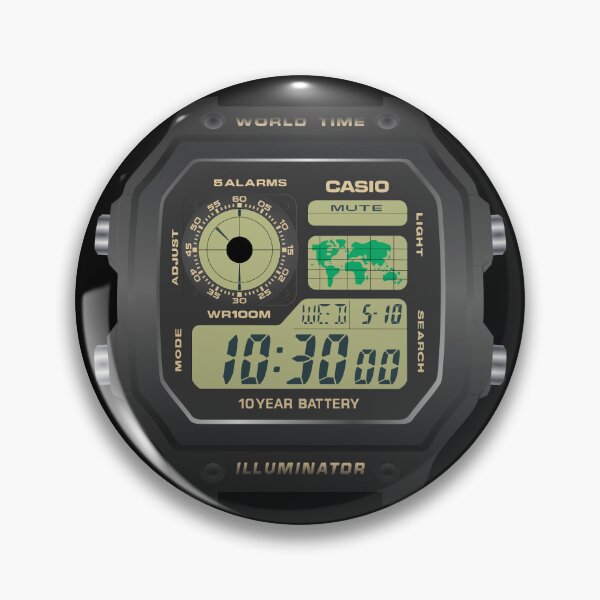 Item preview, Casio AE1200 AE1200WH-1B designed and sold by RadDadArt.
