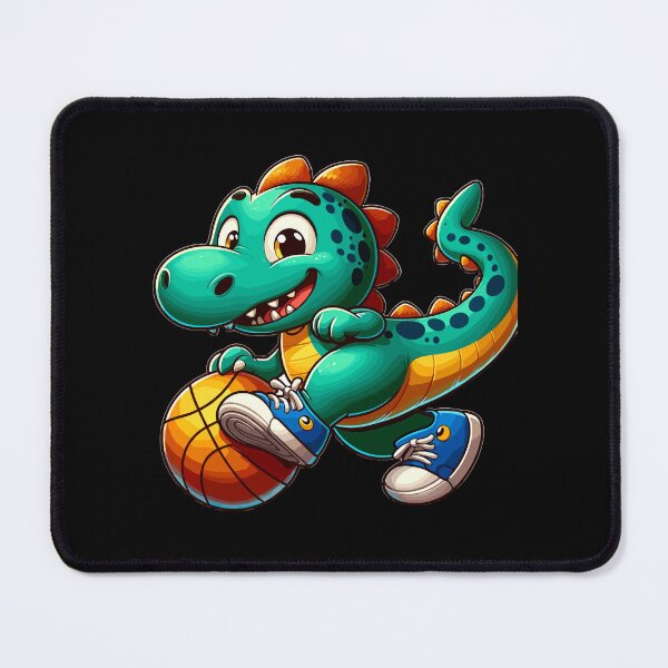 Item preview, Happy Dino Plays Basketball designed and sold by Samotivation.