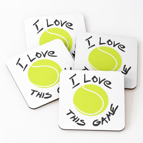Item preview, I love this game - tennis designed and sold by Hot-Mess-Zone.