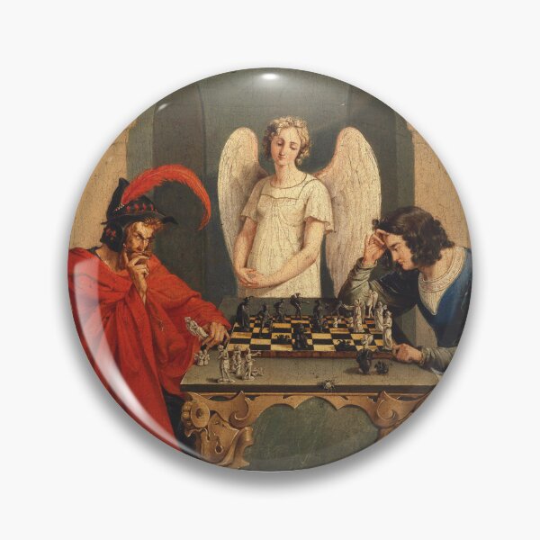 Item preview, Faust And Mephistopheles Playing Chess designed and sold by BulganLumini.