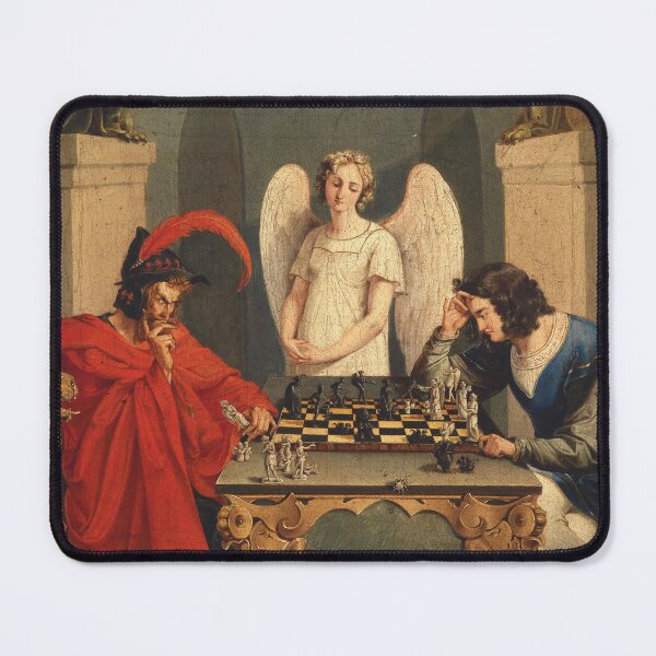 Item preview, Faust And Mephistopheles Playing Chess designed and sold by BulganLumini.