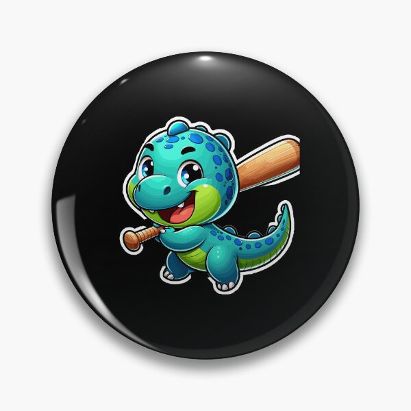 Artikelvorschau, Fröhlicher Dino Spielt Baseball entworfen und verkauft von Samotivation.
