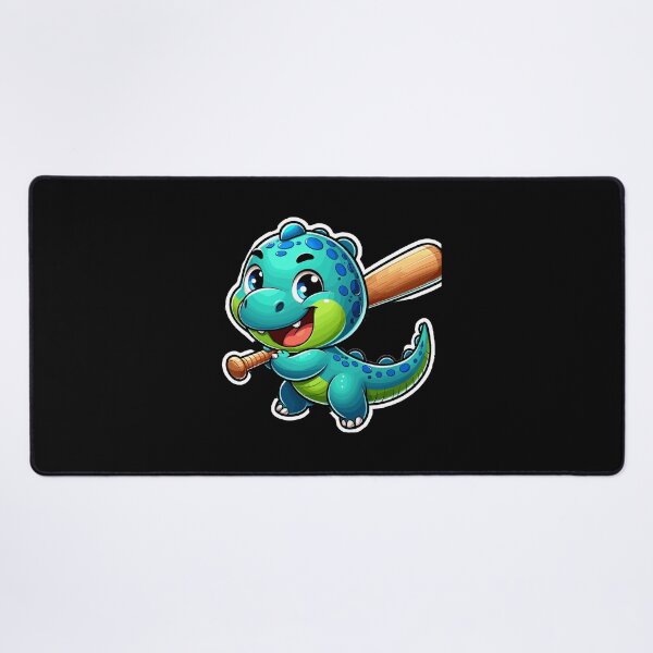 Item preview, Happy Dino Plays Baseball designed and sold by Samotivation.
